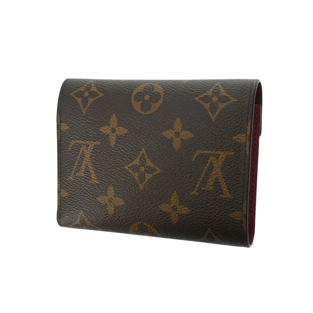 Louis Vuitton Victorine trifold Portefeuille Monogram canvas Fuchsia Pink